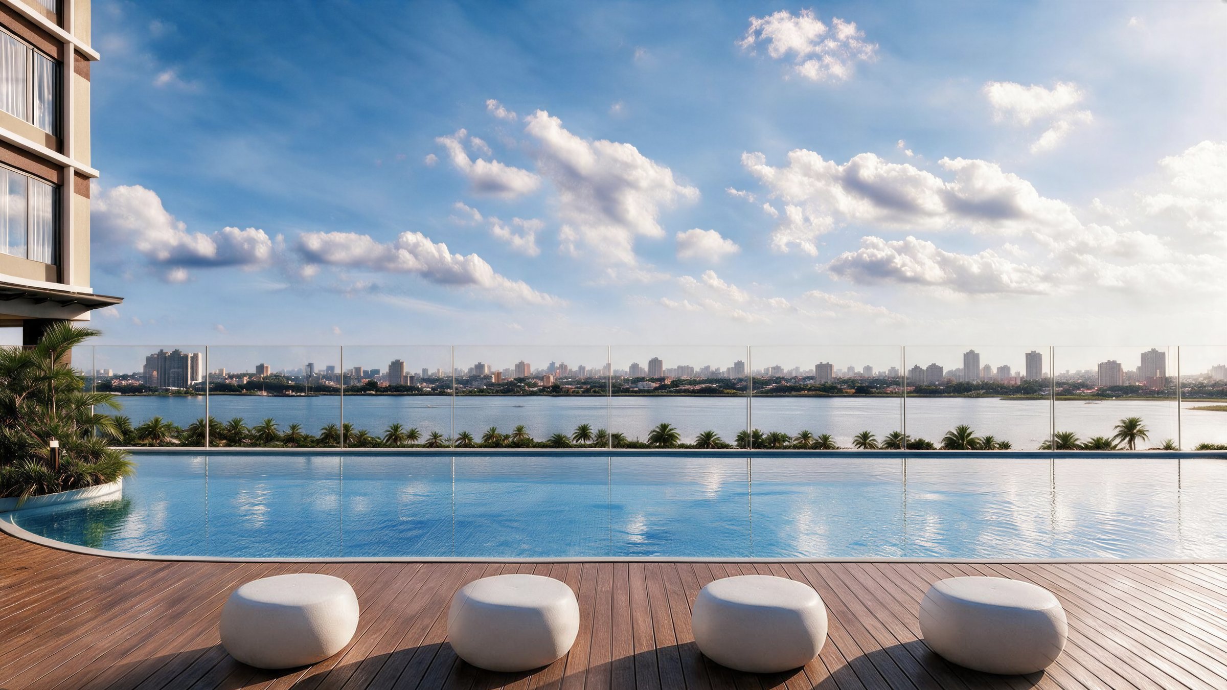 Hồ bơi vô cực trực diện sông Sài Gòn Serena Riverside