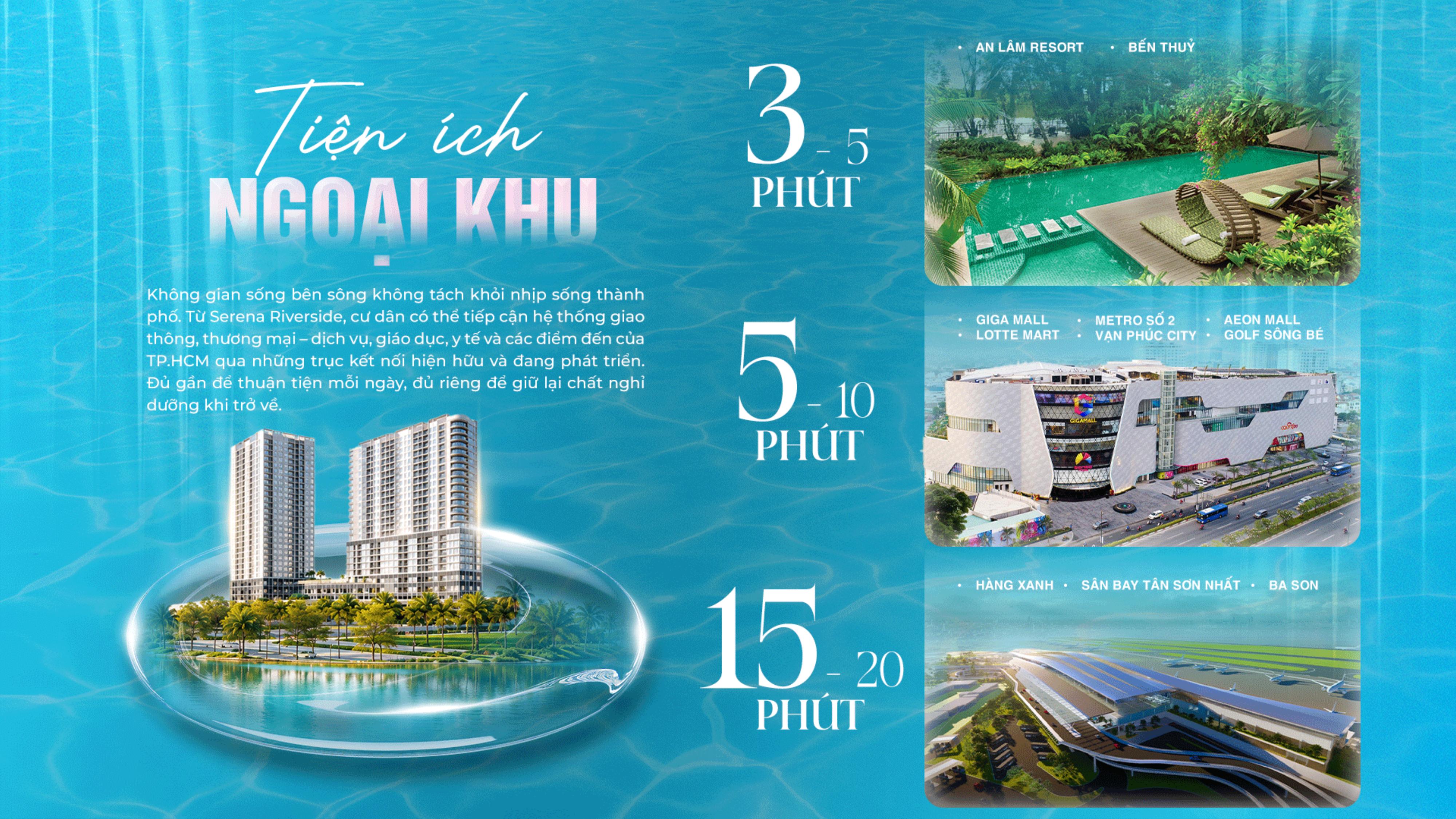 Tiện ích ngoại khu Lái Thiêu bán kính 20 phút